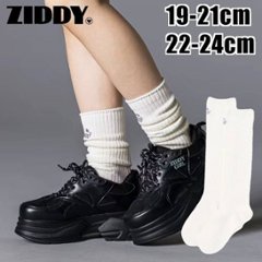 ZIDDY 「ロゴ刺繍入りルーズソックス」 (19-24cm) 【メール便送料198円対応】の画像