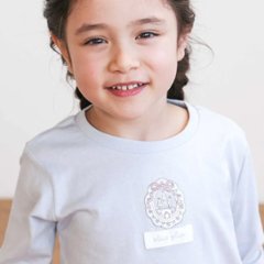 SLAP SLIP【スララク/防汚加工/オーガニックコットン】ときめきデザイン女の子長袖Tシャツ(80~130cm)【メール便送料198円対応】画像