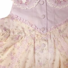 Souris(スーリー) 「丸襟フラワープリントonフラワー刺繍 ミルキースーツ 642」（80-90cm）画像