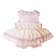 Souris(スーリー) 「丸襟フラワープリントonフラワー刺繍 ミルキースーツ 642」（80-90cm）画像