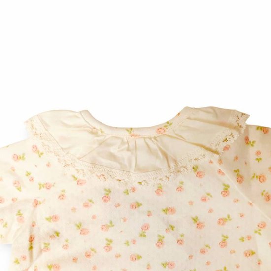 Souris(スーリー)「スタイ付きフラワーPt２WAYベビードレス」(F) 【メール便送料無料】画像