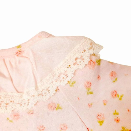 Souris(スーリー)「スタイ付きフラワーPt２WAYベビードレス」(F) 【メール便送料無料】画像