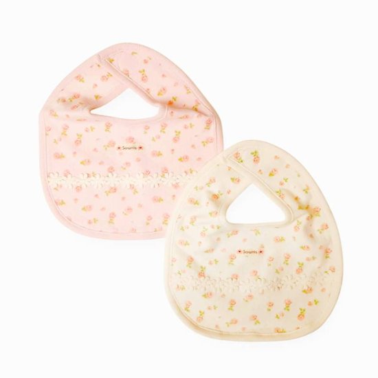 Souris(スーリー)「スタイ付きフラワーPt２WAYベビードレス」(F) 【メール便送料無料】画像