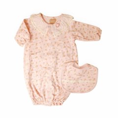 Souris(スーリー)「スタイ付きフラワーPt２WAYベビードレス」(F) 【メール便送料無料】画像