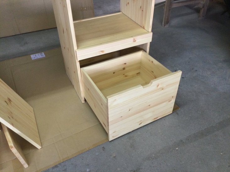 北欧パイン材 伸縮キッチンカウンター オイル仕上げ 天然木 無垢材　サトモク画像