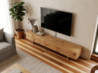 [大きめテレビ台]　テレビボード1800｜無垢材｜アンティークパイン　スタイリッシュ　パイン　オイル仕上げ　自然素材画像