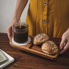 半月 かまぼこ型 半月盆 トレー 丸 お盆 カフェ 実用的 高級 無垢 ウォールナット木製 おしゃれ プレート D型 トレイ ランチョンマット画像