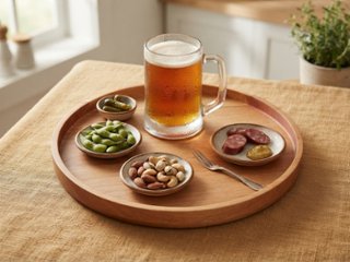手作りのチェリー材を使用したキャッチオールボウル丸くて使いやすい トレイ　お皿にも　ブラックチェリー　天然木　お皿　オイル仕上げ　自然素材　おもてなしおしゃれなトレイ画像