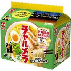 明星（袋５食）チャルメラ 塩ラーメン  ×6【全国送料込】(沖縄・離島除く)の画像