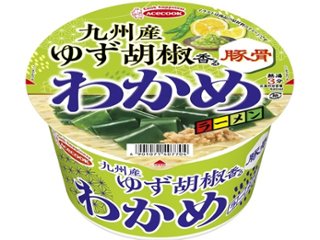 エース わかめラーメン九州産ゆず胡椒香る豚骨  ×12【全国送料込】(沖縄・離島除く)の画像