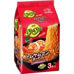 味の素 Ｙｕｍ Ｙｕｍトムヤムクンヌードル３食 ×9【全国送料込】(沖縄・離島除く)の画像