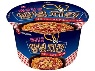 農心 甘辛ヤンニョムチキン カップ ×24 【送料込】(沖縄・離島は別途)の画像