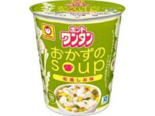 マルちゃん ホットワンタンおかずのスープ ×12 【送料込】(沖縄・離島は別途)の画像