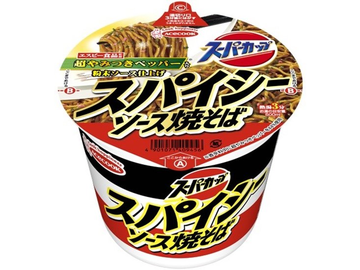 エース スーパーカップ スパイシーソース焼そば  ×12 【全国送料無料】(一部地域別途)画像