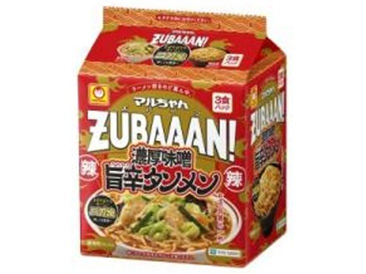 マルちゃん ズバーン味噌旨辛タンメン３Ｐ  ×9 【全国送料無料】(一部地域別途)画像