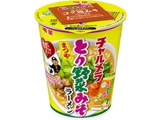 明星 チャルメラカップ とり野菜みそラーメン ×12 【全国送料無料】(一部地域別途)の画像