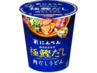 サッポロ一番 にんべんごま香る極鰹だし肉だしうどん  ×12 【全国送料無料】(一部地域別途)の画像