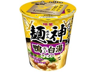 明星 麺神カップ 鴨だし白湯ラーメン ×12 【全国送料無料】(一部地域別途)の画像
