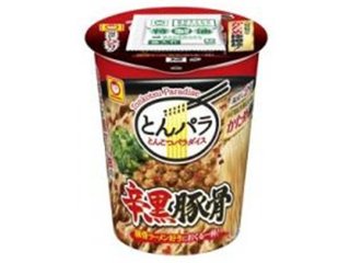 マルちゃん 豚骨パラダイス 辛黒豚骨  ×12 【全国送料無料】(一部地域別途)の画像