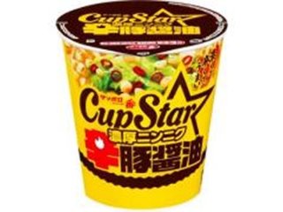 サッポロ一番 カップスター 辛豚醤油  ×12 【全国送料無料】(一部地域別途)の画像