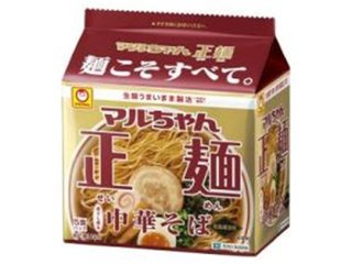 マルちゃん 正麺 中華そば和風醤油５食パック  ×6 【全国送料無料】(一部地域別途)の画像