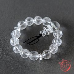 【強力浄化×開運】お守りブレスレット「祝り」ガネーシュヒマール産手磨き親玉＆ボサ × パールバティー渓谷産マニカラン水晶の画像