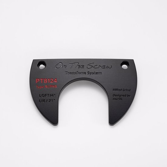 【展示品】PT8124 Transform System Putter 純正スチール　スクエアテーパレス黒　34インチ画像