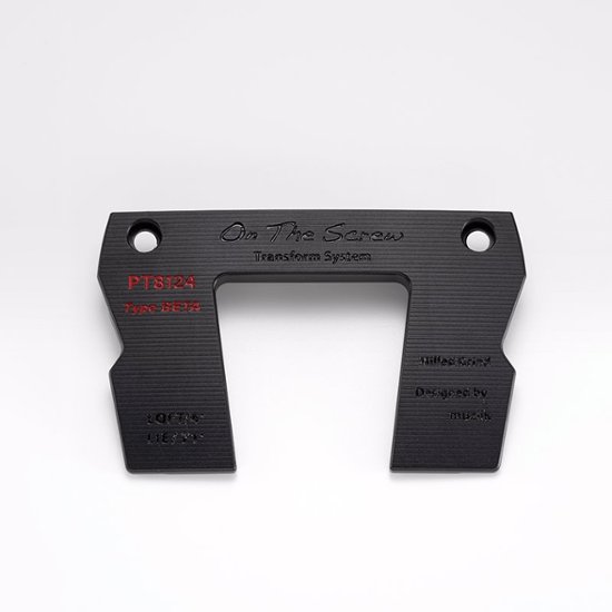 【展示品】PT8124 Transform System Putter 純正スチール　スクエアテーパレス黒　34インチ画像