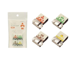 mizutamaコラボデザイン スライドクリップ Ｌサイズ 喫茶 ４個入 MZTSC-L4KIの画像