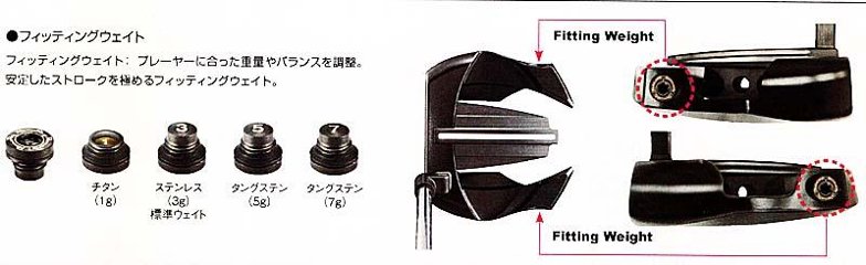 RomaRo　SHIP β PUTTER画像