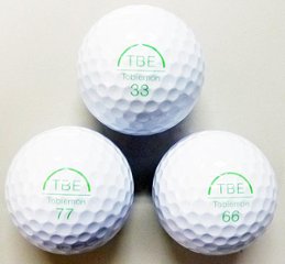 V6 3ピースウレタンボール 白９球入り.「飛衛門」の画像