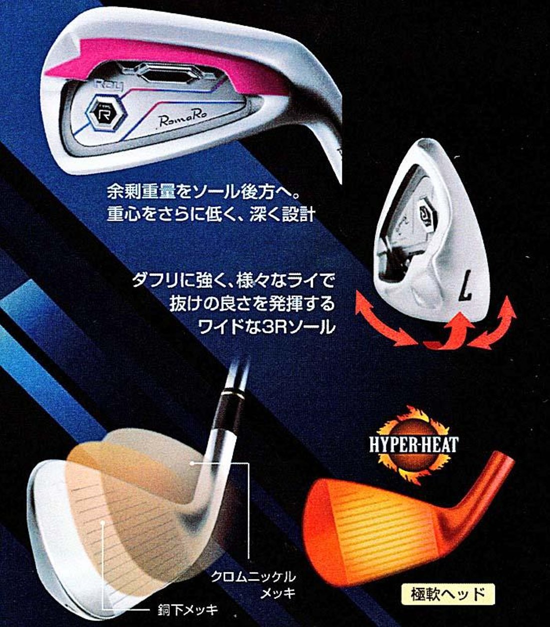 RomaRo Ray TYPE R PLUS IRON (＃6～PW)｜創作品モール あるる