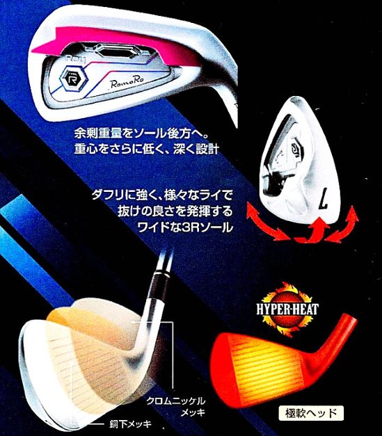 RomaRo Ray TYPE R PLUS IRON 装着シャフト(NS950GH／DG S200)画像