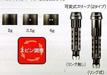 RomaRo 可変式スリーブ (Ⅴ2・α BLACK共用) DRIVER用 画像