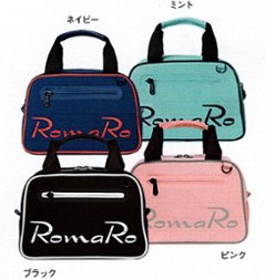 RomaRo ミニトートバッグ「ブラック　ピンク　ミント　ネイビー」の画像