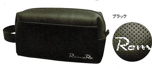 RomaRo POUCH(ポーチ)ブラック画像