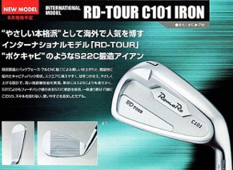 RomaRo RD-TOUR C101 IRON 6本組(＃５〜＃９・PW)「NS950GH-S」INTERNATIONAL MODEL画像