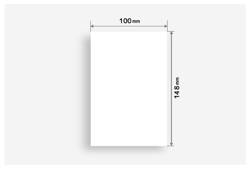 チラシ・フライヤー はがきサイズ(100×148mm)画像