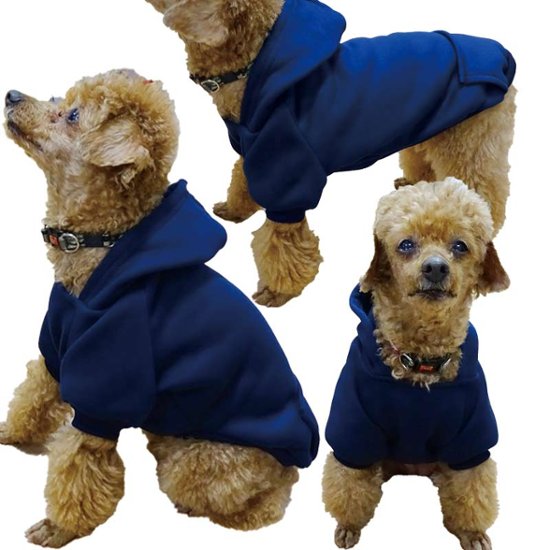  愛犬の名入れが出来る　背番号タイプ　ポケット付き裏起毛ヨットパーカー 超小型犬〜中型犬 M~2XL プリントカラーは10色　ユニフォーム風 犬服　ドッグウェア名前入れ画像