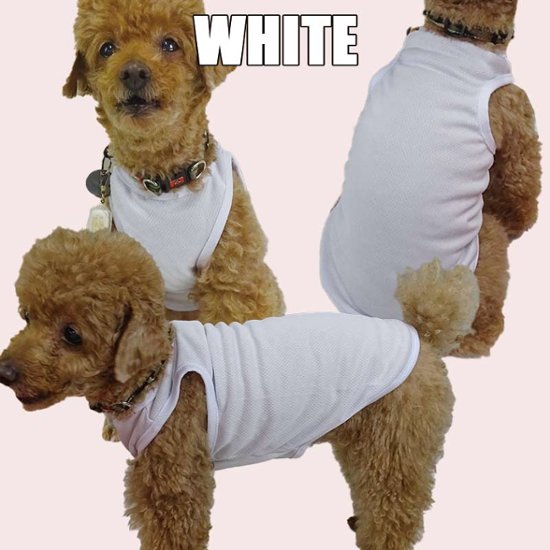 愛犬の名入れが出来る メッシュタンクトップ 漢字縦書きタイプ　名前入り犬服 お好きな犬服やTシャツ等にもプリント出来ます画像