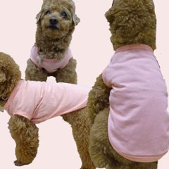 プリント用犬服　無地ボディ（卸売対応） コットン/ポリエステル タンクトップ XS~5XL 8色展開  超小型犬、小型犬、中型犬、大型犬画像