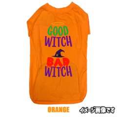 ハロウィン柄！GOOD-WITCH-BAD-WITCH お好きな犬服やTシャツ等にプリント致しますの画像