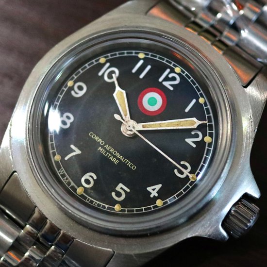 【WMT WATCH】Corp Aeronautico Militare / R.M.1950 5Links Bracelet / 腕時計 メンズ おしゃれ ブランド 人気 30代 40代 50代画像