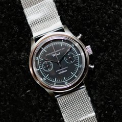 【WMT WATCH】Grumman / Original Blue Dial - Quartz Mesh Band / 腕時計 メンズ おしゃれ 人気 30代 40代 50代 おすすめ画像