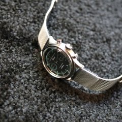 【WMT WATCH】Grumman / Original Blue Dial - Quartz Mesh Band / 腕時計 メンズ おしゃれ 人気 30代 40代 50代 おすすめ画像