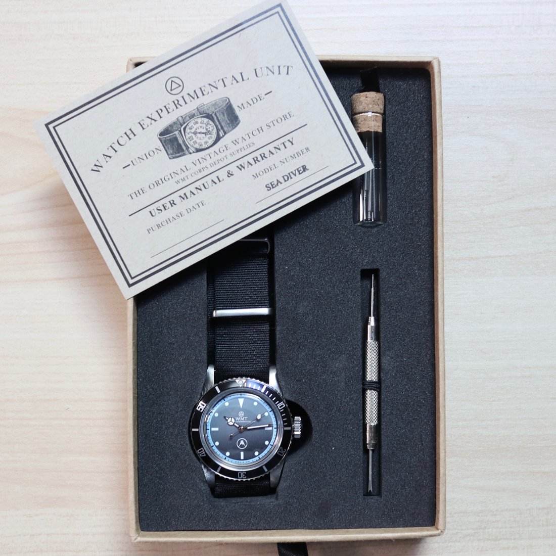 WMT WATCH】Sea Diver / Proto Gradation - MT.Fuji White Blue 