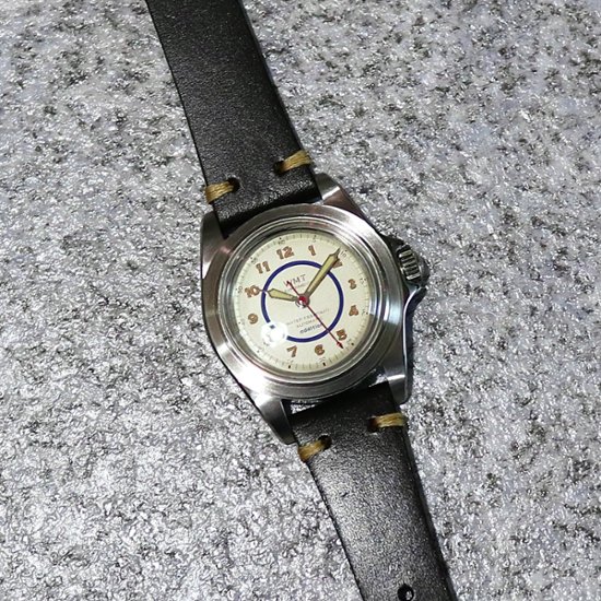 【WMT WATCH】addition Original Dial / R.M 1950 MK2 Chocolate Leather / 腕時計 メンズ おしゃれ ブランド 人気 30代 40代画像