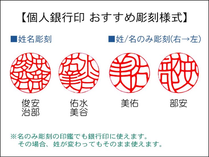 【安心印鑑工房】個人銀行印用はんこ：高級象牙13.5㍉丸画像