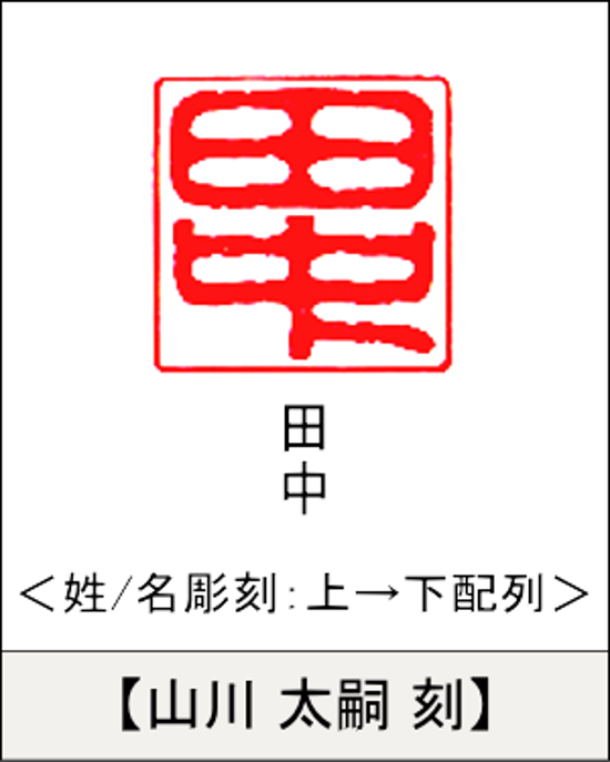 【昭和印鑑工房】角型印鑑用はんこ：柘15㍉角画像