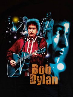 ボブ・ディラン Bob Dylan Tシャツ ブラック L（USED品）画像